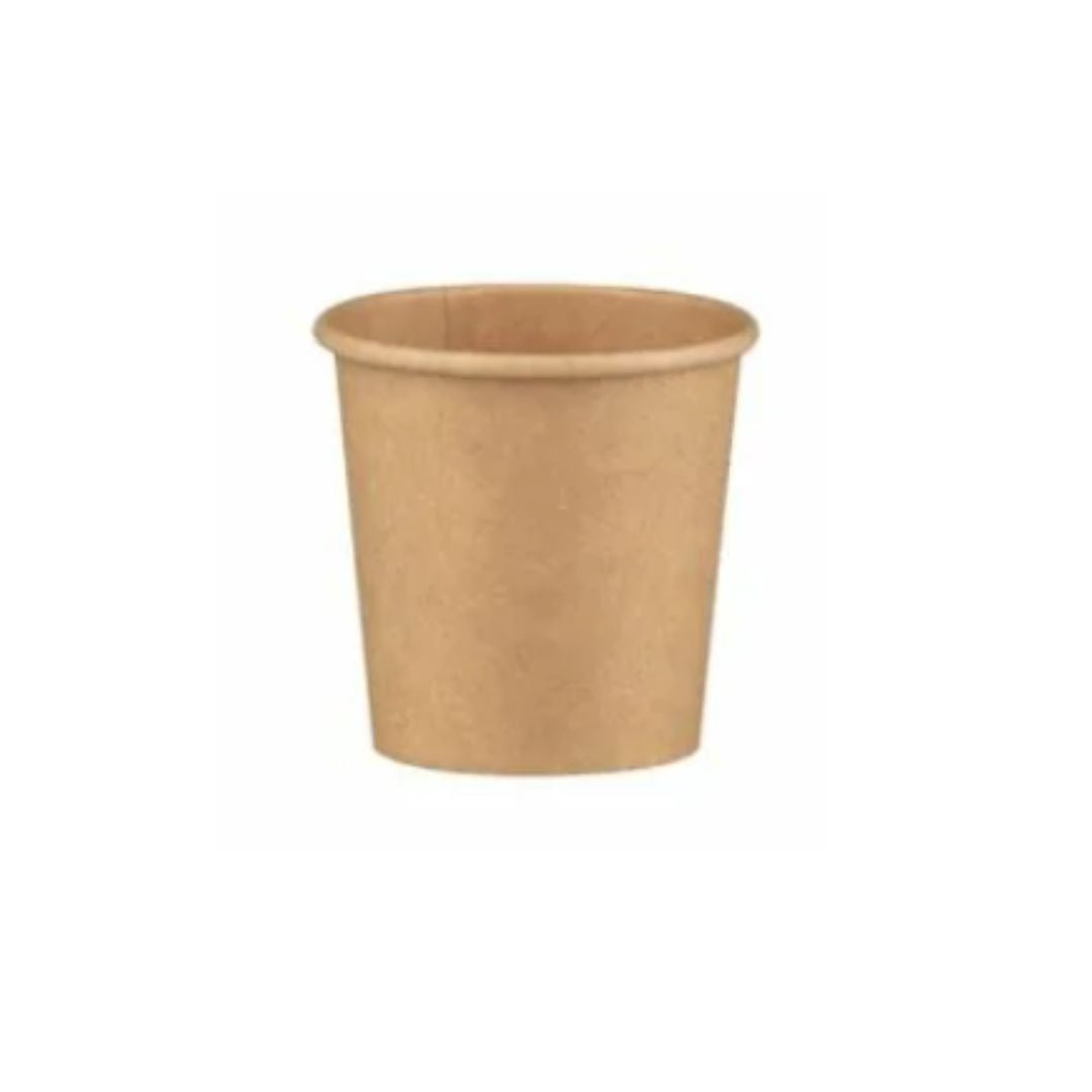 Sosiere kraft din carton 4 oz, 120 ml,